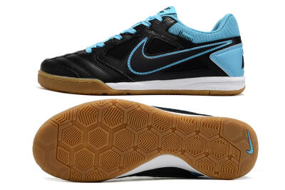 Men's Supre x Nike SB Gato IC Football Shoes - Black/Blue/White