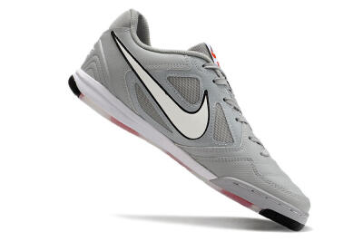 Men's Supre x Nike SB Gato IC Football Shoes - Grey/White/Red/Black
