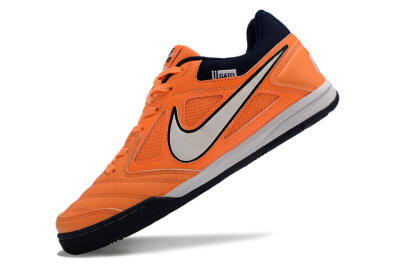 Men's Supre x Nike SB Gato IC Football Shoes - Orange/White/Blue