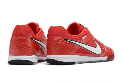 Men's Supre x Nike SB Gato IC Football Shoes - Red/White/Black