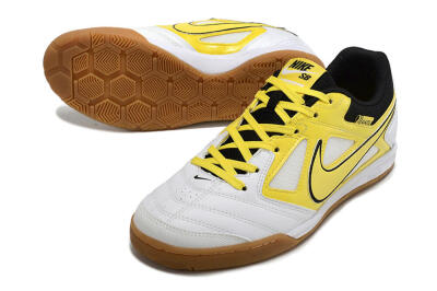 Men's Supre x Nike SB Gato IC Football Shoes - White/Yellow/Black