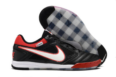 Men's Supre x Nike SB Gato IC Football Shoes - Black/White/Red