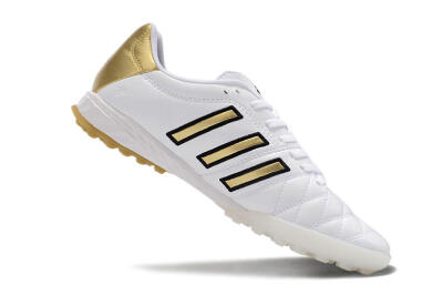 Men's Adidas AdiPure Limited Edition 11PRO TK TF Football Shoes - White/Yellow/Gold
