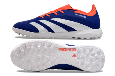 Unisex Adidas Predator 24 Elite TF Football Shoes - Blue/White/Red