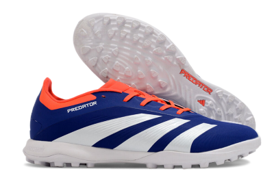 Unisex Adidas Predator 24 Elite TF Football Shoes - Blue/White/Red