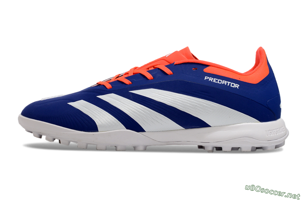 Unisex Adidas Predator 24 Elite TF Football Shoes - Blue/White/Red 0