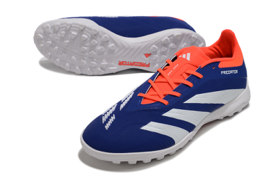 Unisex Adidas Predator 24 Elite TF Football Shoes - Blue/White/Red