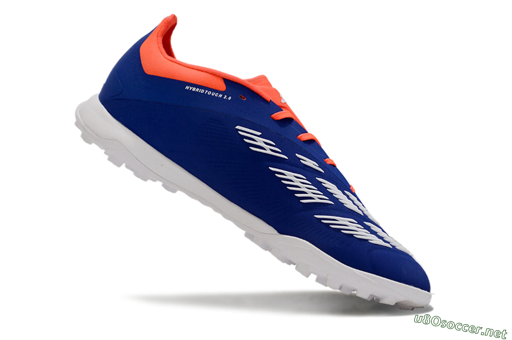 Unisex Adidas Predator 24 Elite TF Football Shoes - Blue/White/Red 4