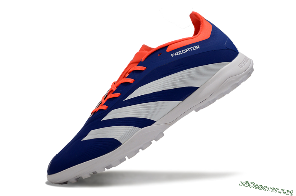 Unisex Adidas Predator 24 Elite TF Football Shoes - Blue/White/Red 5