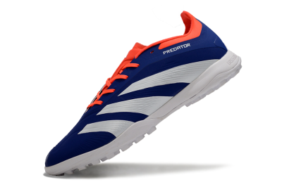 Unisex Adidas Predator 24 Elite TF Football Shoes - Blue/White/Red