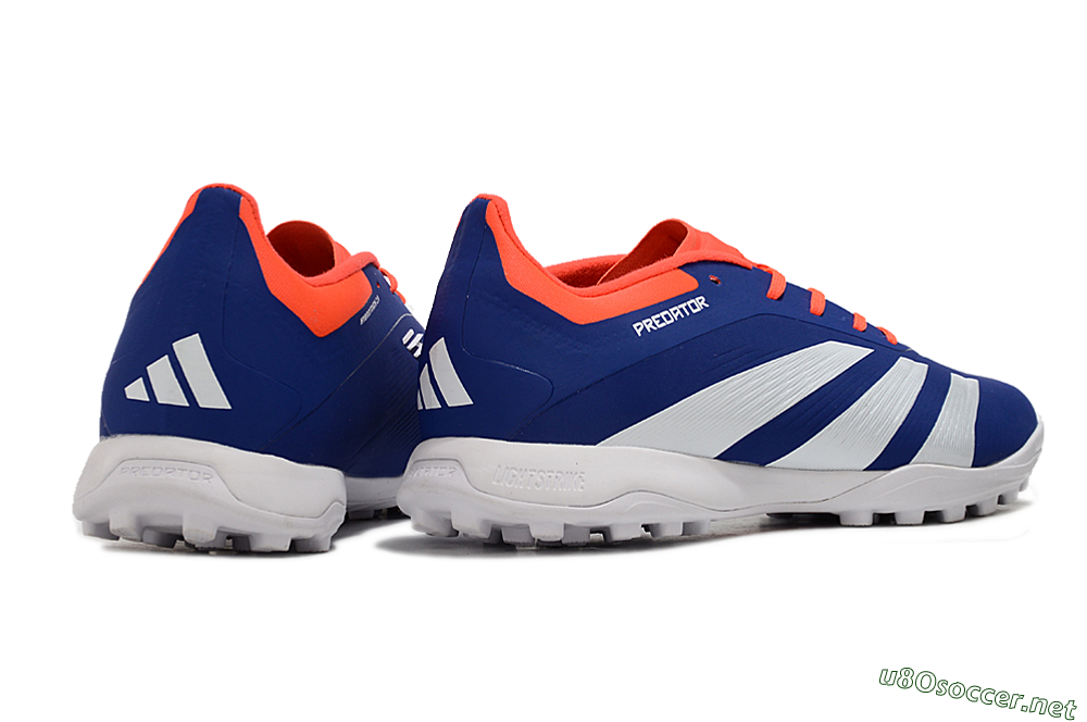 Unisex Adidas Predator 24 Elite TF Football Shoes - Blue/White/Red 6