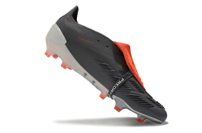 Men's Adidas Predator Elite Foldover Tongue FG Football Boots - Grey/Red/White