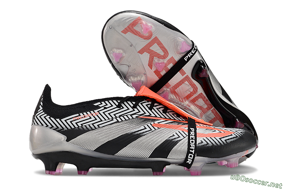 Men's Adidas Predator Accuracy+ FG Football Boots - White/Red/Silver 2