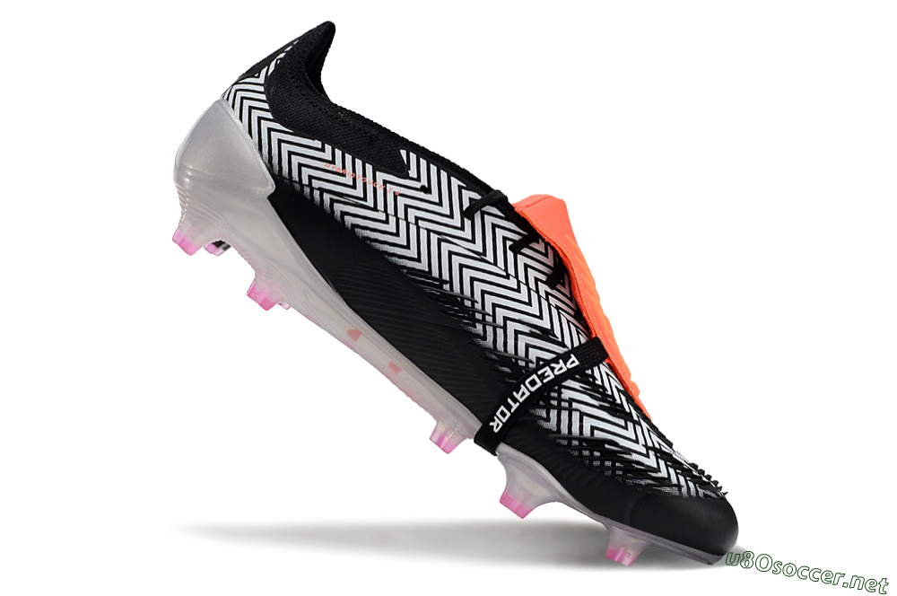 Men's Adidas Predator Accuracy+ FG Football Boots - White/Red/Silver 4