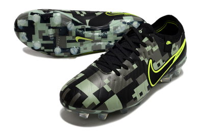Men's Nike Tiempo Legend 10 Elite FG Football Boots - Black/Yellow/Camo