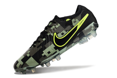 Men's Nike Tiempo Legend 10 Elite FG Football Boots - Black/Yellow/Camo