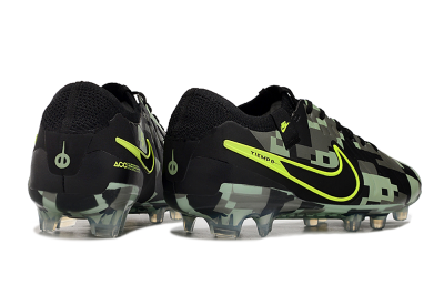 Men's Nike Tiempo Legend 10 Elite FG Football Boots - Black/Yellow/Camo