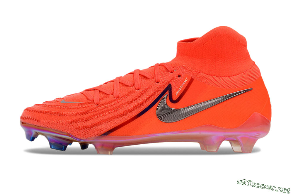 Unisex Nike Phantom Luna Elite FG Football Boots - Red/Black/Gold 0