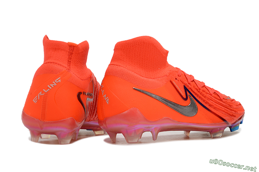 Unisex Nike Phantom Luna Elite FG Football Boots - Red/Black/Gold 6
