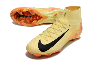 Men's Nike Air Zoom Mercurial Superfly 10 Elite FG Football Boots - Yellow/Black/Pink/Gold