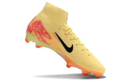 Men's Nike Air Zoom Mercurial Superfly 10 Elite FG Football Boots - Yellow/Black/Pink/Gold