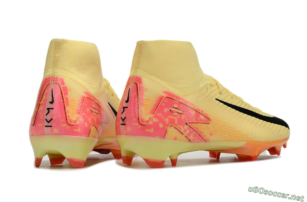 Men's Nike Air Zoom Mercurial Superfly 10 Elite FG Football Boots - Yellow/Black/Pink/Gold 6