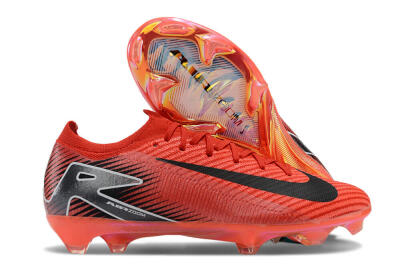Men's Nike Air Zoom Mercurial Vapor 16 Elite FG Football Boots - Red/White/Black