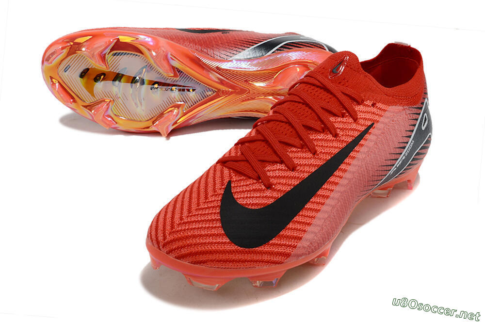Men's Nike Air Zoom Mercurial Vapor 16 Elite FG Football Boots - Red/White/Black 3