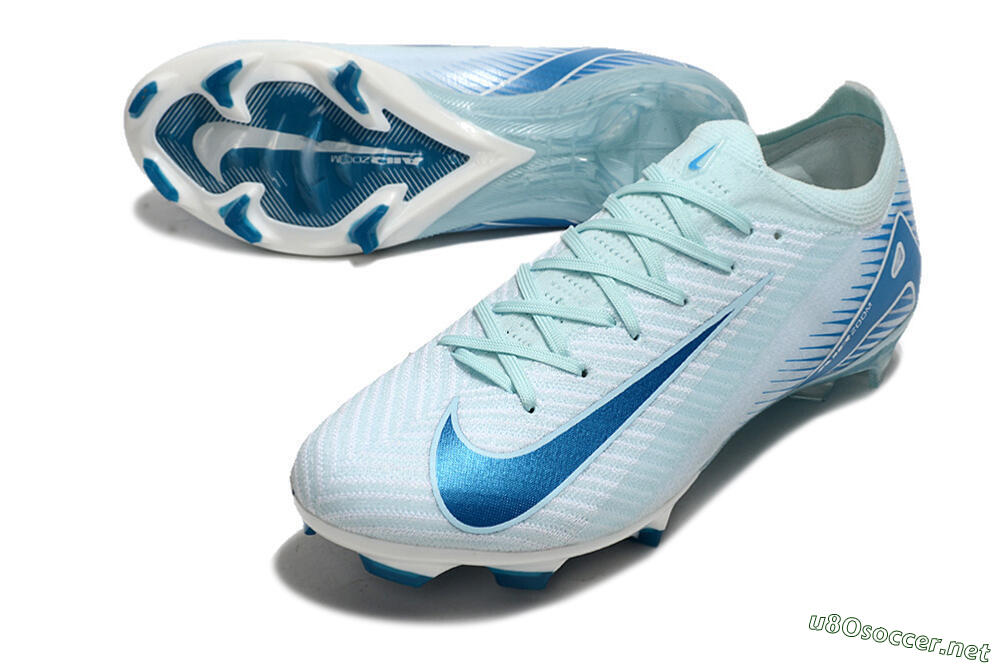 Men's Nike Air Zoom Mercurial Vapor 16 Elite FG Football Boots - Jade/White 3