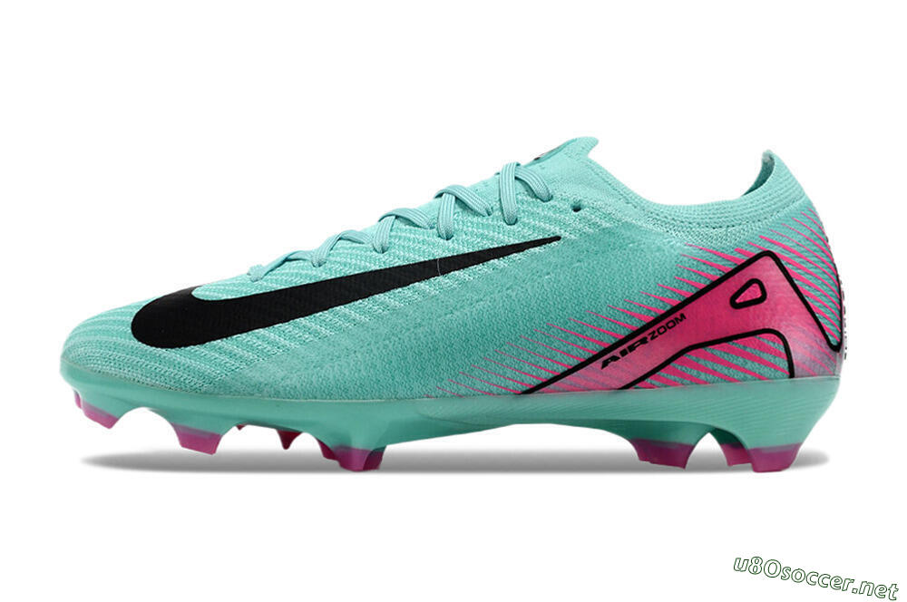 Men's Nike Air Zoom Mercurial Vapor 16 Elite FG Football Boots - Jade/Black/Pink 0