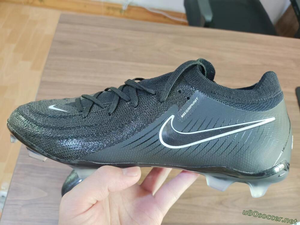 Men's Nike Phantom Luna Elite Low FG Football Boots - Grey/Black/White