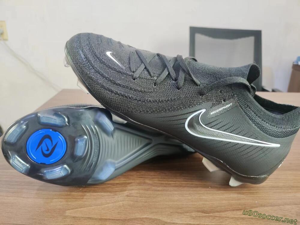Men's Nike Phantom Luna Elite Low FG Football Boots - Grey/Black/White