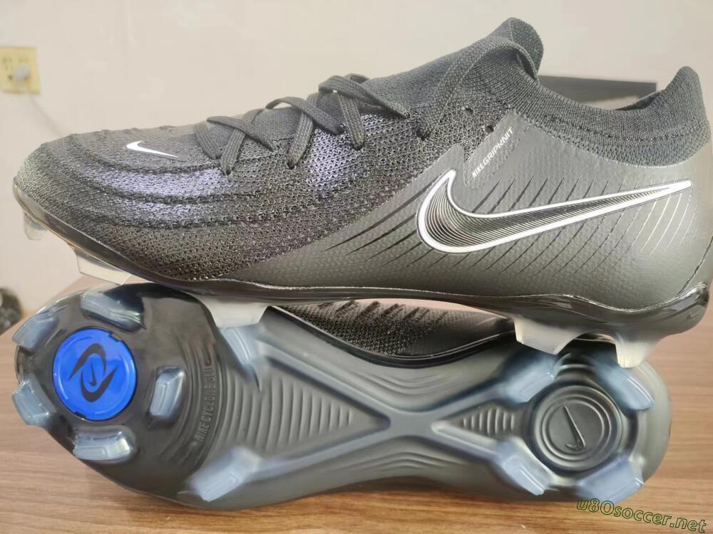 Men's Nike Phantom Luna Elite Low FG Football Boots - Grey/Black/White