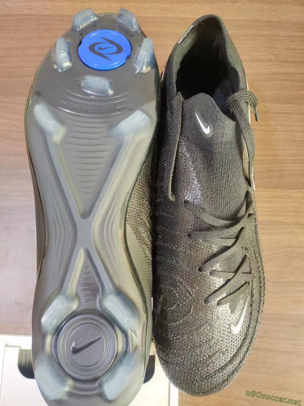 Men's Nike Phantom Luna Elite Low FG Football Boots - Grey/Black/White