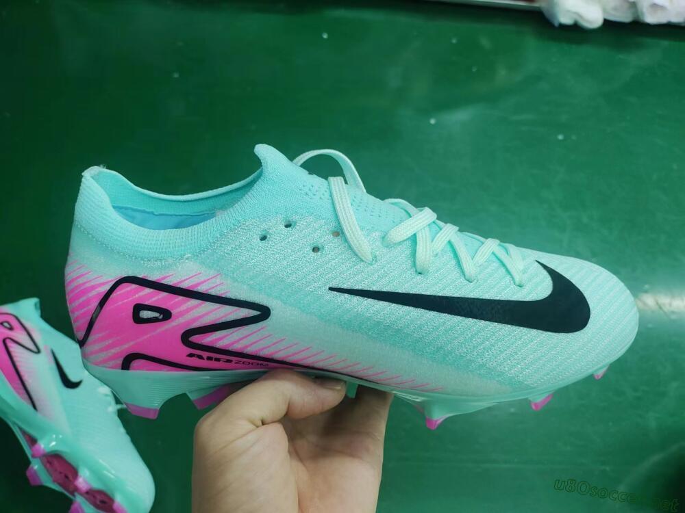Men's Nike Air Zoom Mercurial Vapor 16 Elite FG Football Boots - Jade/Black/Pink