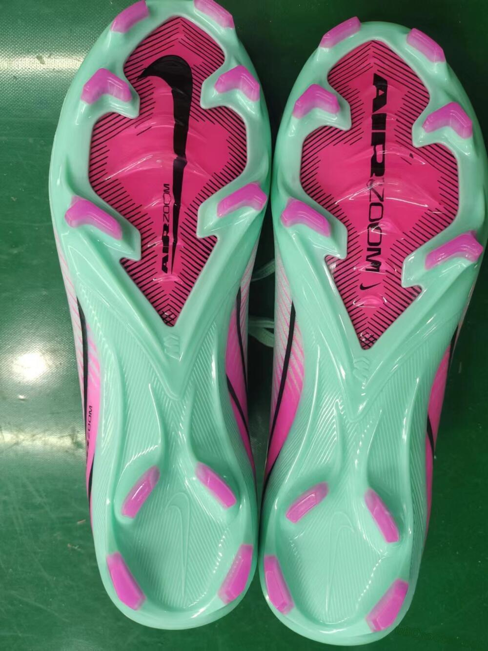 Men's Nike Air Zoom Mercurial Vapor 16 Elite FG Football Boots - Jade/Black/Pink
