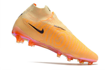 Men's Nike Phantom GX Elite DF Link Blaze Pack FG Football Boots - Citron Tint/Burgundy Crush