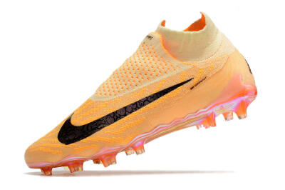 Men's Nike Phantom GX Elite DF Link Blaze Pack FG Football Boots - Citron Tint/Burgundy Crush