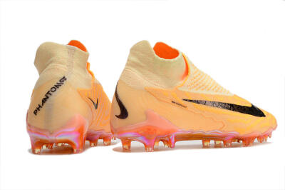 Men's Nike Phantom GX Elite DF Link Blaze Pack FG Football Boots - Citron Tint/Burgundy Crush