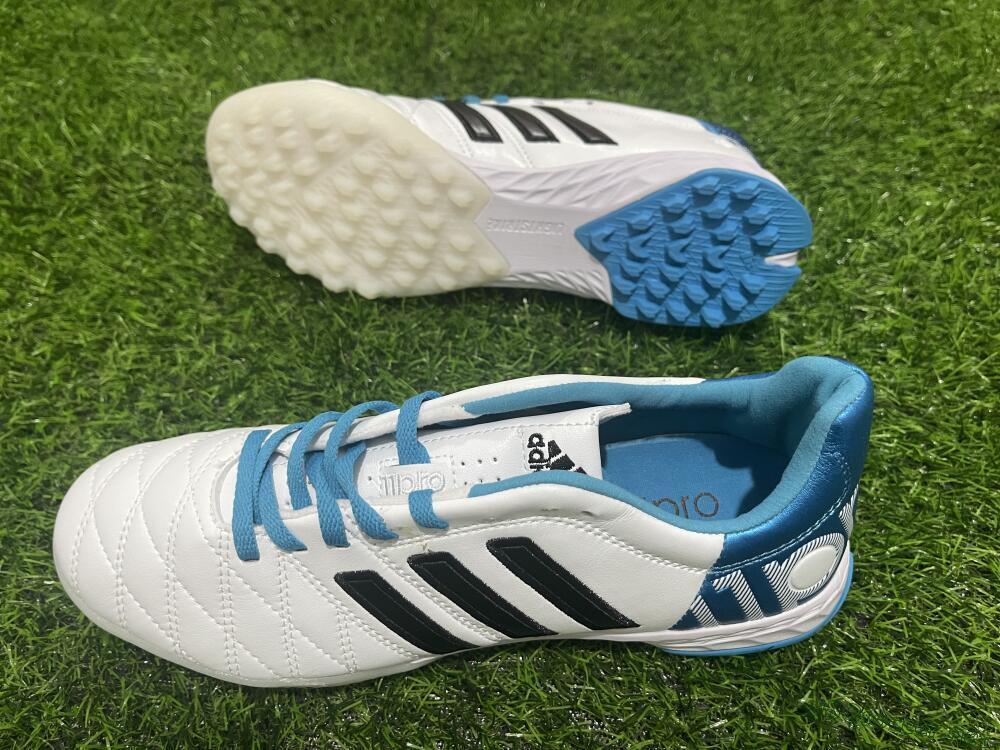 Men's Adidas AdiPure 11Pro X PD25 Trx TF Football Shoes - White/Black/Blue