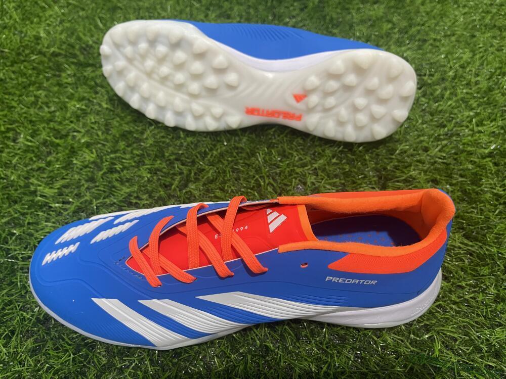 Unisex Adidas Predator 24 Elite TF Football Shoes - Blue/Red/White