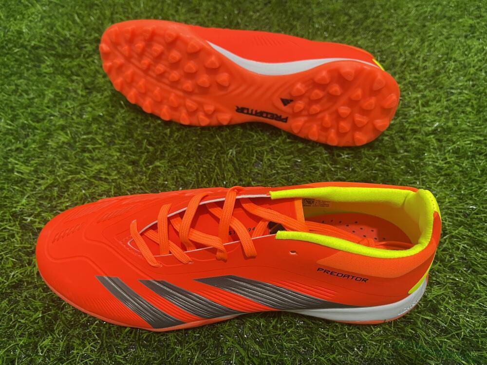 Men's Adidas Predator 24 Elite TF Football Shoes - Red/Black/White