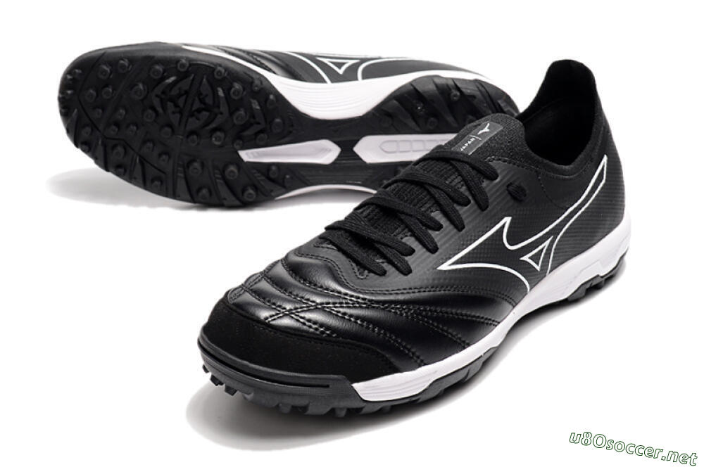 Men's Mizuno Morelia Neo Sala β TF Football Shoes - Black/White 3