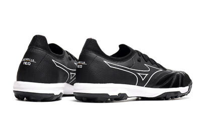 Men's Mizuno Morelia Neo Sala β TF Football Shoes - Black/White