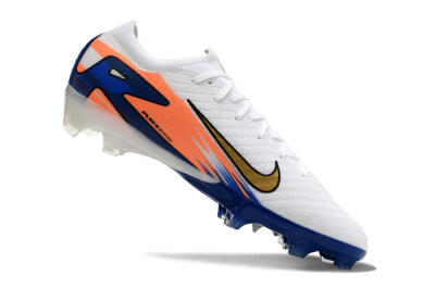 Men's Nike Air Zoom Mercurial Vapor 16 Elite FG Football Boots - White/Yellow/Orange/Blue