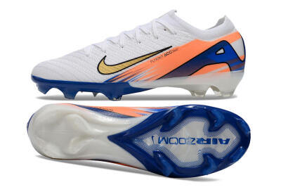 Men's Nike Air Zoom Mercurial Vapor 16 Elite FG Football Boots - White/Yellow/Orange/Blue