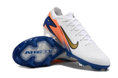 Men's Nike Air Zoom Mercurial Vapor 16 Elite FG Football Boots - White/Yellow/Orange/Blue