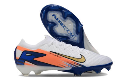 Men's Nike Air Zoom Mercurial Vapor 16 Elite FG Football Boots - White/Yellow/Orange/Blue