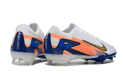 Men's Nike Air Zoom Mercurial Vapor 16 Elite FG Football Boots - White/Yellow/Orange/Blue