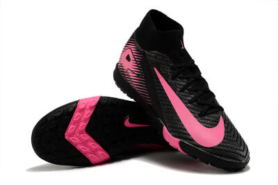 Unisex Nike Air Zoom Mercurial Superfly 10 Elite TF Football Shoes - Black/Pink